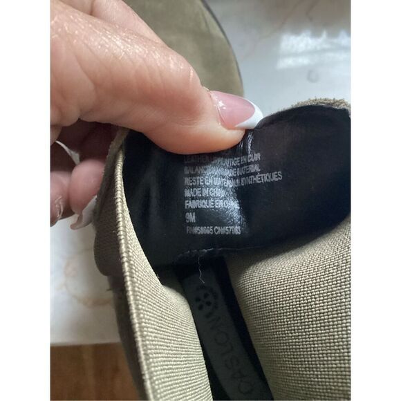 NEW Caslon Womens Miller Chelsea Ankle Boot Sz 9 Olive Suede - Picture 8 of 8